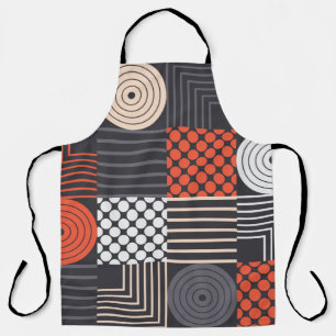 Colourful modern geometric seamless pattern apron