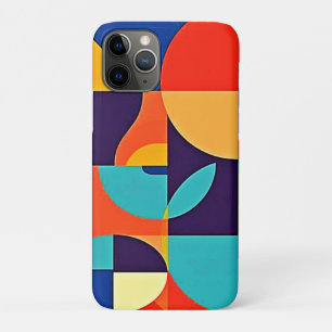 Colourful Modern Geometry iPhone 11 Pro Case