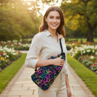 Colourful Modern Girly Neon Love Heart Personalise