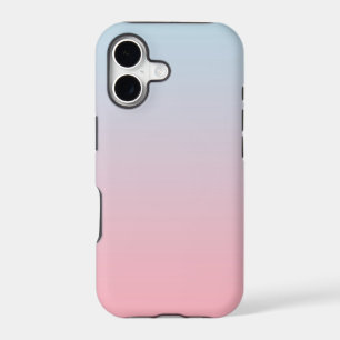Colourful Modern Gradient Ombre Pastel PInk Blue