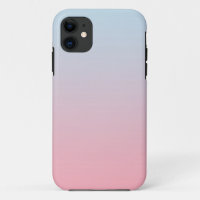 Colourful Modern Gradient Ombre Pastel PInk Blue