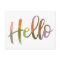 Colourful Modern Hand Lettering Hello 