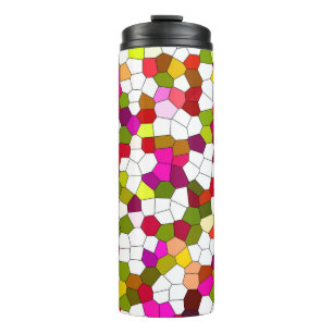 Colourful Modern Pattern Thermal Tumbler