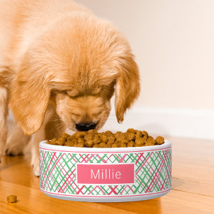 Colourful Modern Preppy Abstract Geometric Pattern Bowl