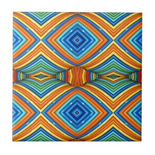 Colourful Modern Southwest Pattern Tile