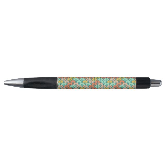 Colourful Modern Trendy Geometric Fish Scale (Front)
