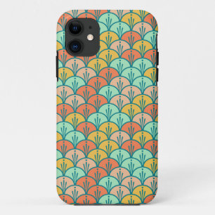 Colourful Modern Trendy Geometric Fish Scale iPhone 11 Case