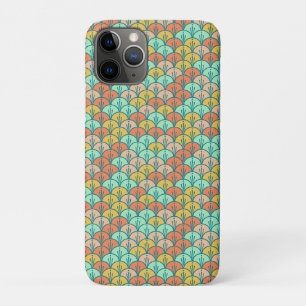 Colourful Modern Trendy Geometric Fish Scale iPhone 11 Pro Case
