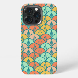 Colourful Modern Trendy Geometric Fish Scale iPhone 13 Pro Case