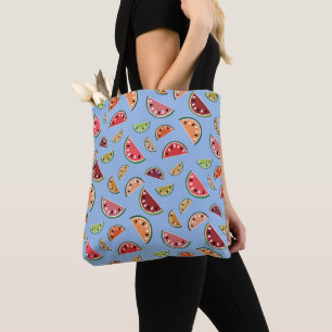 Colourful Modern Watermelon Pattern Tote Bag