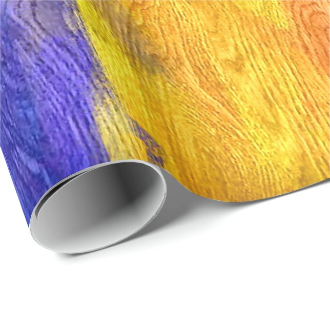 Colourful Modern Wood Grain Background #27 Wrapping Paper (Roll Corner)