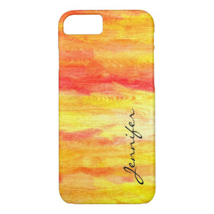 Colourful Modern Wood Grain Background #42 iPhone 8/7 Case