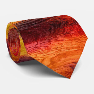 Colourful Modern Wood Grain Background #42 Tie