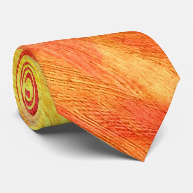 Colourful Modern Wood Grain Background #65 Tie (Rolled)