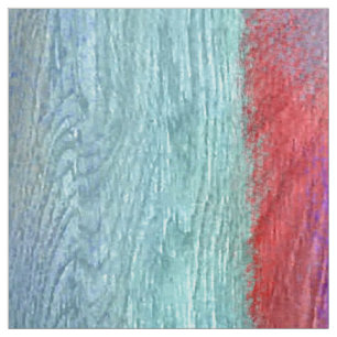 Colourful Modern Wood Grain Background #6 Fabric