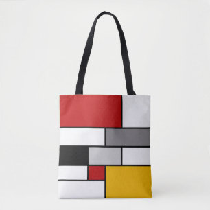 Colourful Mondrian inspiration Tote Bag