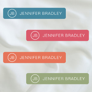 Colourful Monogram Personalised Name for Kids