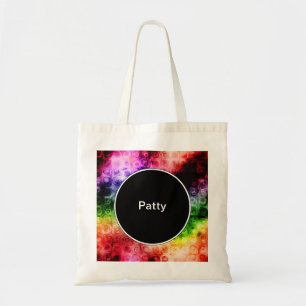 Colourful Monogram Tote Bag