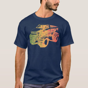 Colourful Monster Truck Art194 T-Shirt