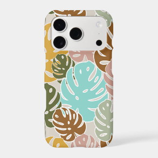 Colourful monstera jungle