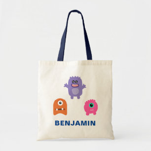 Colourful Monsters Kids Tote Bag