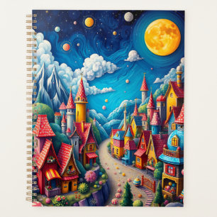 Colourful Moonlit Candy Land & Magical Village Planner