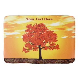 Colourful Morning Oak Bath Mat