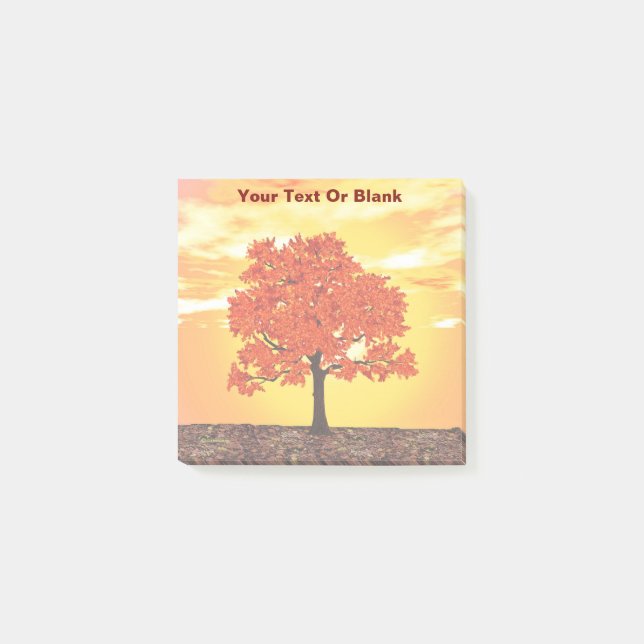 Colourful Morning Oak Post-it Notes (Front)