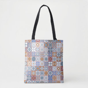 Colourful Moroccan tile Tote Bag