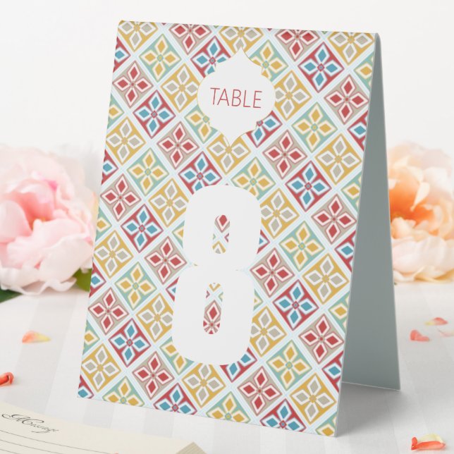 Colourful Moroccan Tiles Pattern  (In SItu (Wedding))