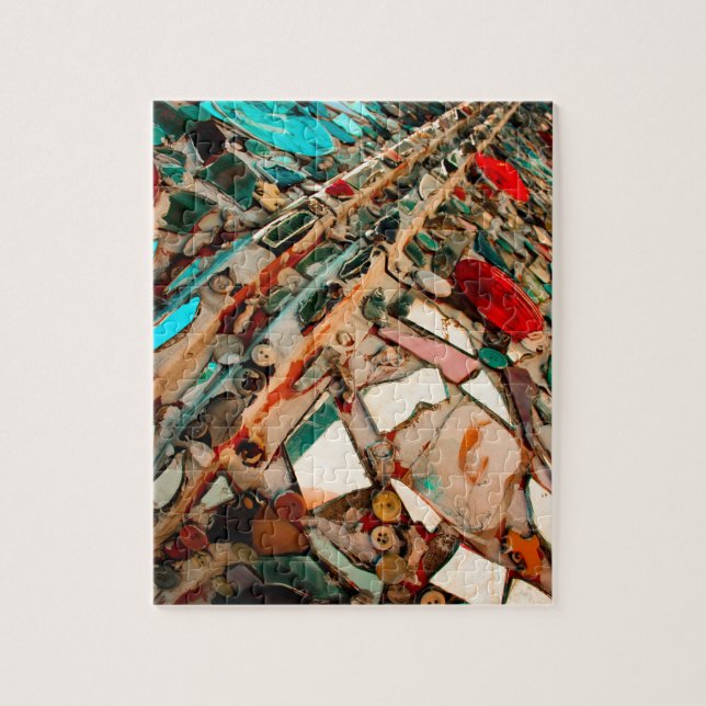 Colourful Mosaic Art Jigsaw Puzzle (Vertical)