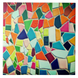 Colourful Mosaic Ceramic Tile