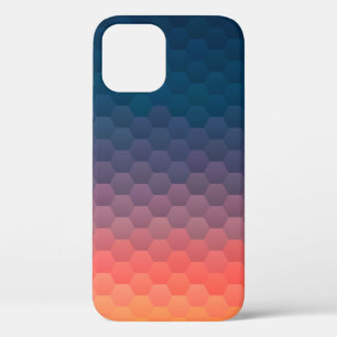 Colourful mosaic. Geometric hipster retro backgrou iPhone 12 Case