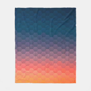 Colourful mosaic. Geometric hipster retro backgrou Fleece Blanket
