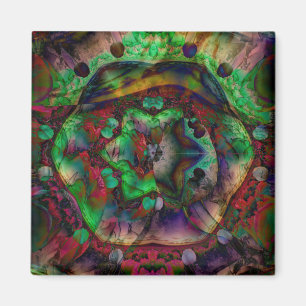 Colourful Mosaic Magnet