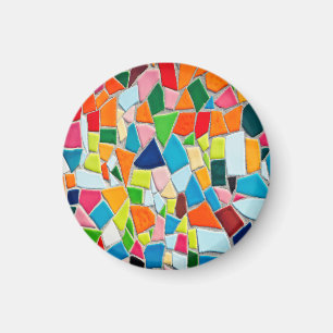 Colourful Mosaic Tiles Magnet