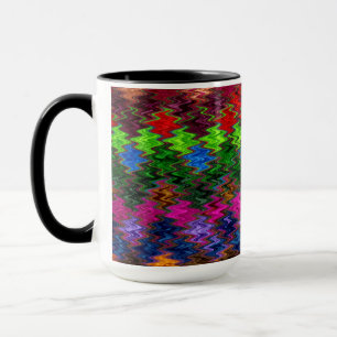 Colourful Mosaic Wave Pattern #2 Mug