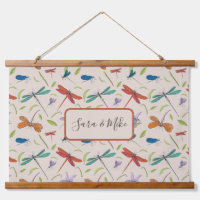 Colourful Moth Butterfly Pattern Personalised Hang