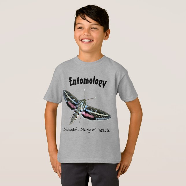 Colourful Moth Entomology Tee Front (Front Full)