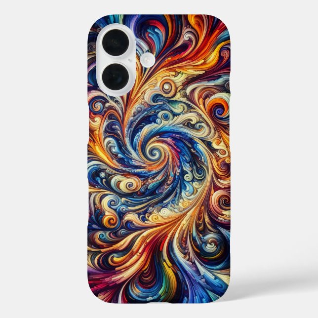 Colourful Motion Abstract Art Case-Mate iPhone Case (Back)