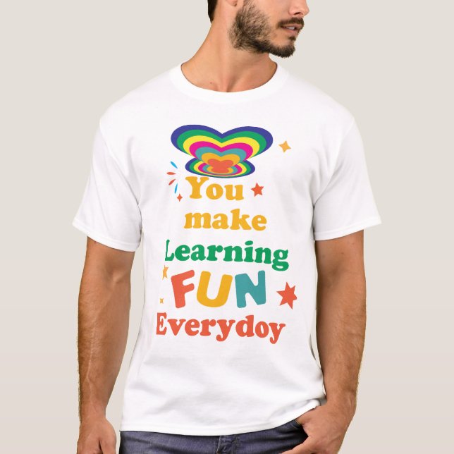 Colourful Motivational Graphic T-Shirt (Front)