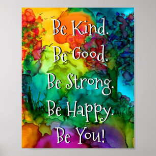Colourful Motivational & Inspirations Words Poster