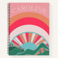 Colourful Mountain Sun Girls Custom