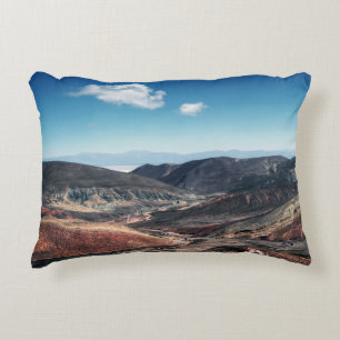 Colourful Mountain Valleys Around Salt Flats Decorative Cushion