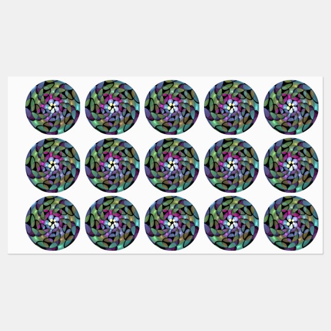 Colourful Movements Abstract Trippy Fractal Art (Sheet)