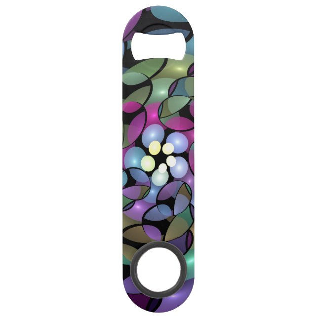 Colourful Movements Abstract Trippy Fractal Art (Front)