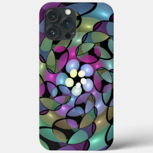 Colourful Movements Abstract Trippy Fractal Art iPhone 13 Pro Max Case