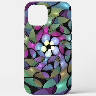 Colourful Movements Abstract Trippy Fractal Art iPhone 12 Pro Max Case