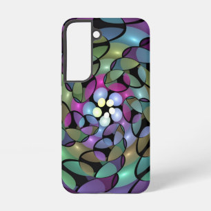 Colourful Movements Abstract Trippy Fractal Art Samsung Galaxy Case