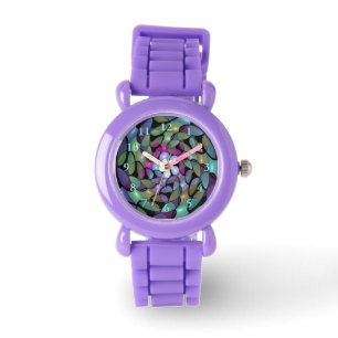 Colourful Movements Abstract Trippy Fractal Art Watch
